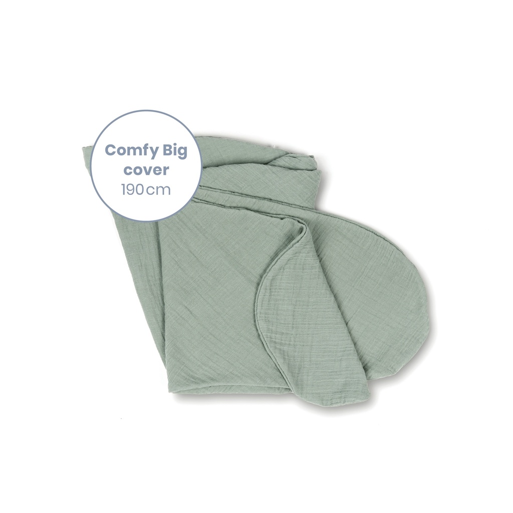 Doomoo | Positioneringskussenhoes Softy cover green 