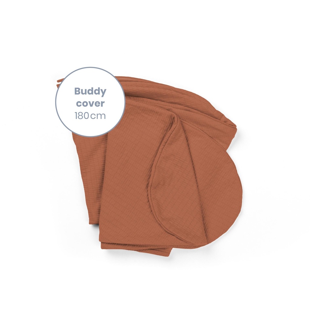 Doomoo | Positioneringskussenhoes Buddy cover terracotta