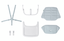 STOELKUSSEN, Nesta Baby Toddler Kit, sky grey, vr eetstoel Nesta, incl. stoel- kussen/harnas/beugel/eettablet, 2023