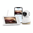 BABYFOON MET DUAL GEBRUIK, See Baby Monitor Pro, wit/bruin buiten tot 200 m, CryAssist, Home Connected