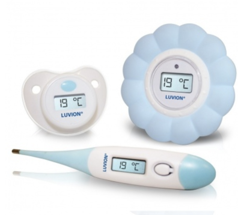 THERMOMETERSET, thermo set exact-70, 3-delig, bloem badtherm. + dig. therm. met flexibele tip + fopspeentherm.