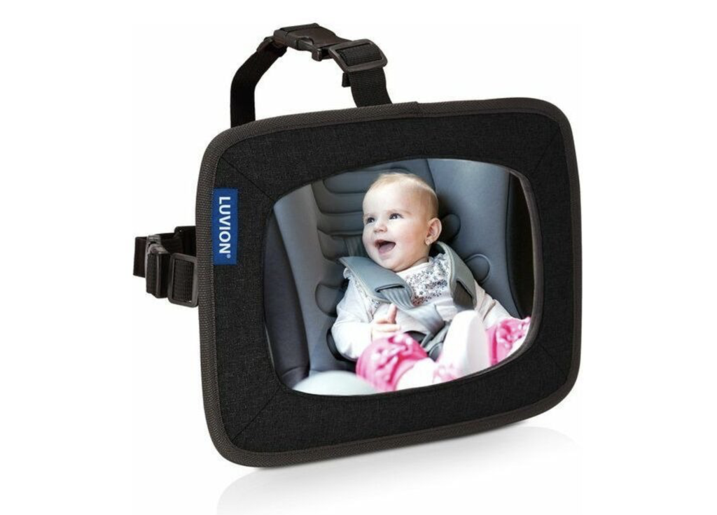 VEILIGHEIDSSPIEGEL, Car Seat Mirror, black, vr in de wagen, bev met hanglus aan hoofdsteun van autozetel