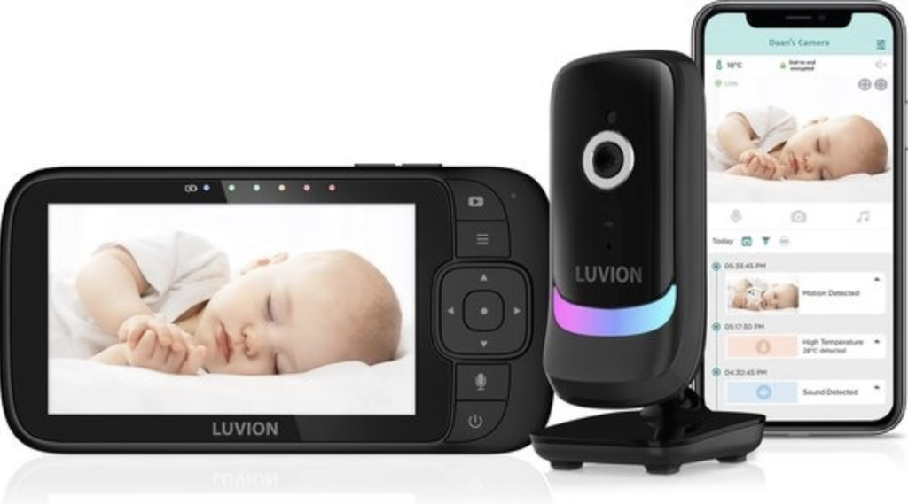 Luvion | Babyfoon met Dual Gebruik Essential Connect Black