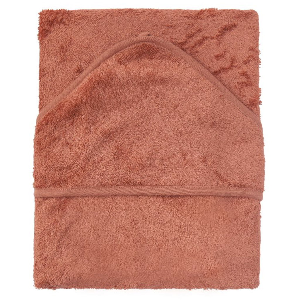 Timboo | Badcape XXL Bamboe Apricot Blush 95x95cm