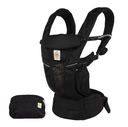 BABYBUIDEL, Omni Breeze, onyx black, SoftFlex - mesh, 3.2 kg tot 20.4 kg, positie buik/heup/rug/M houding, 2022