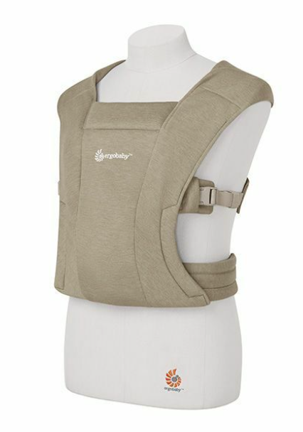 BABYBUIDEL, Embrace, soft olive, jersey, 0 maand (3.2 kg) tot 6 maand (12 kg), positie buik/M houding, 2023