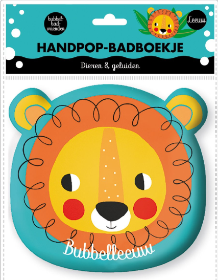 Imagebooks | Badspeelgoed Leeuw Handpop Badboekje 