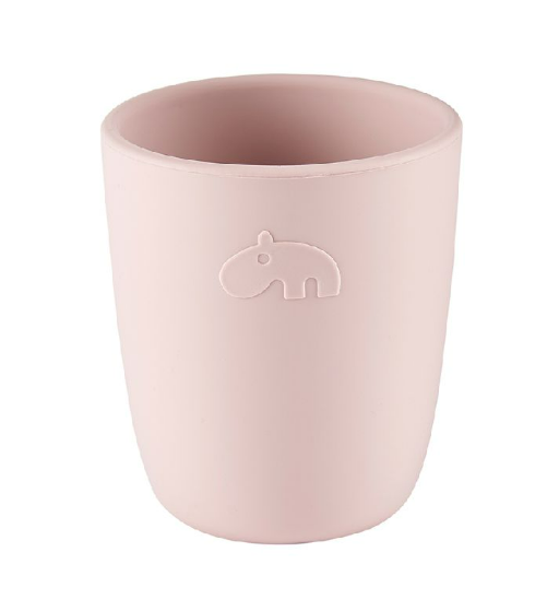 DRINKBEKER, 160 ml, Silicone Mini Mug, powder, roze, uni/dierenprint, siliconen, 1 stuk(s), 2024