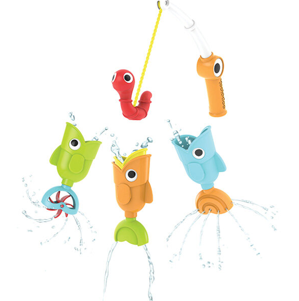 BADSPEELGOED, Catch 'N' Sprinkle Fishing Set, multikleur, uni, kunststof, +activities, vanaf 12 maanden