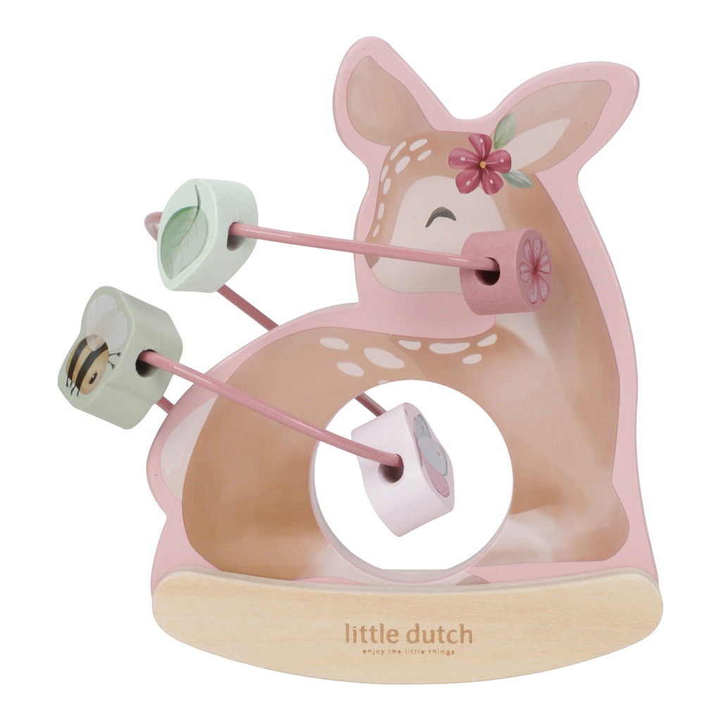 Little Dutch | Wiebeldier Fairy Garden Hert Roze +12M