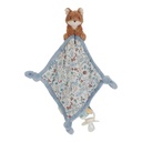 Little Dutch | Knuffeldoek Forest Friends Vos Blauw +0M