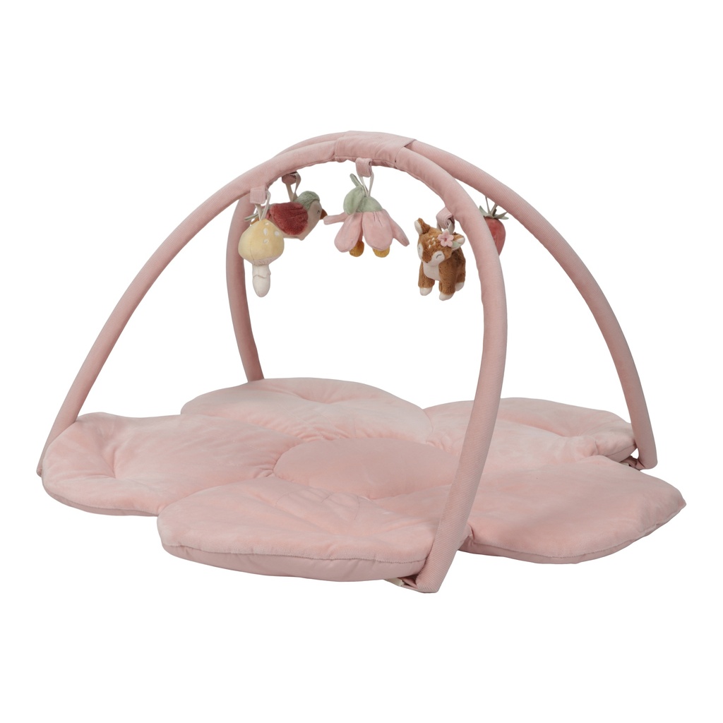 Little Dutch | Speeltapijt met Speelboog Fairy Garden Roze +0M