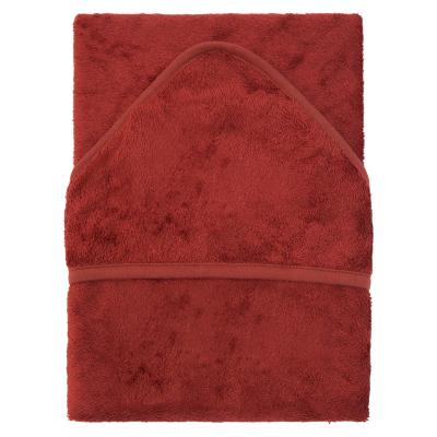 BADCAPE, Timboo, XXL, rosewood, rood/roze, uni, bamboe, 95x95cm