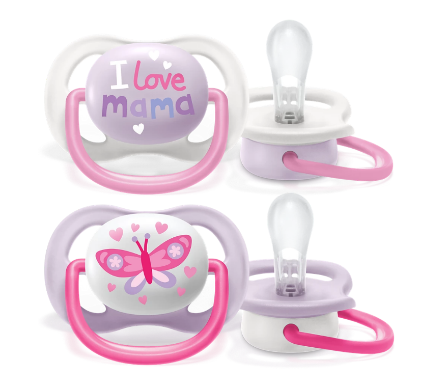 Avent | Fopspeen Ultra Air Happy Range Girl 0-6M 2st