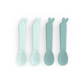 LEPEL, 4 delig, Kiddish Spoon 4-pack, Lalee, blue, blauw, uni, bestek, 2024