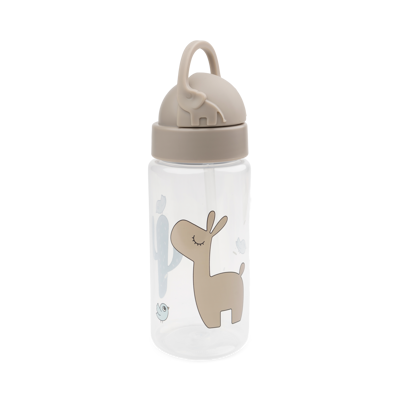 DRINKBEKER, 350 ml, Straw Bottle, Lalee, sand, print lama, PP, deksel, rietje, 1 stuk(s), 2024