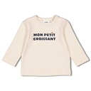 Feetje | T-shirt - Club Croissant Offwhite Maat 68