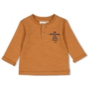 Feetje | T-shirt - Club Croissant Camel Maat 68