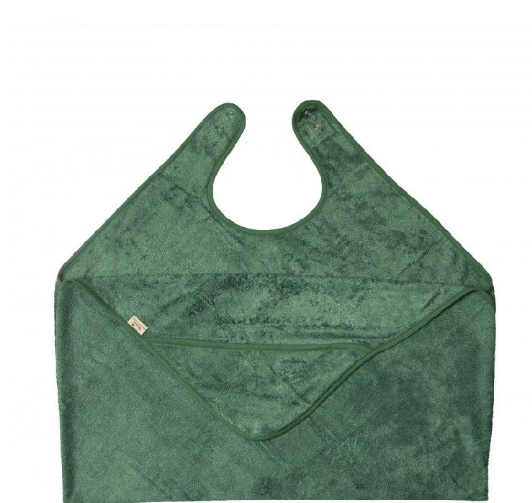 BADCAPE, Cuddle Towel, Timboo aspen green, groen, uni, bamboe, 94x104cm