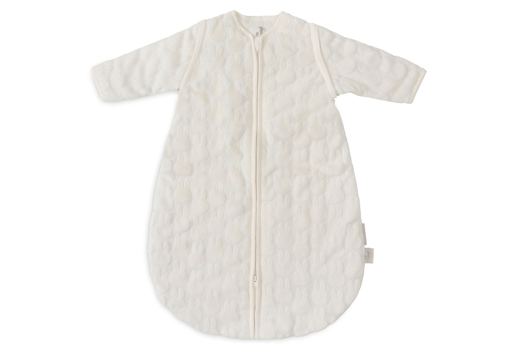 Sleeping Bag Rem. Sleeves Round 60cm Miffy Jacquard Ivory