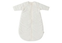 Sleeping Bag with Removable Sleeves Round 70cm Rib Ivory