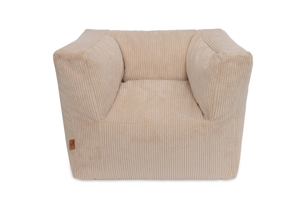 Kids Chair Beanbag Corduroy Natural