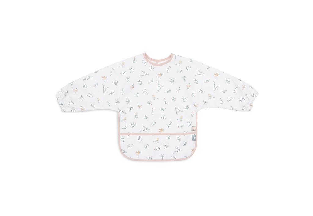 Jollein | Slabbetje waterproof met mouwen lovely birds