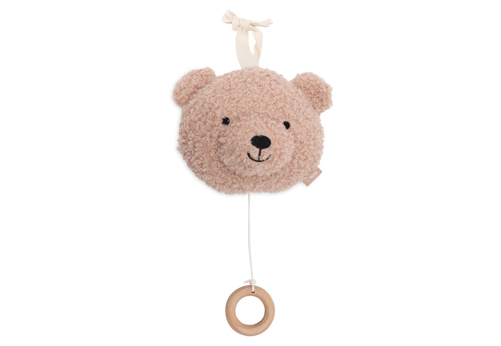 Musical Hanger Teddy Bear Wild Rose