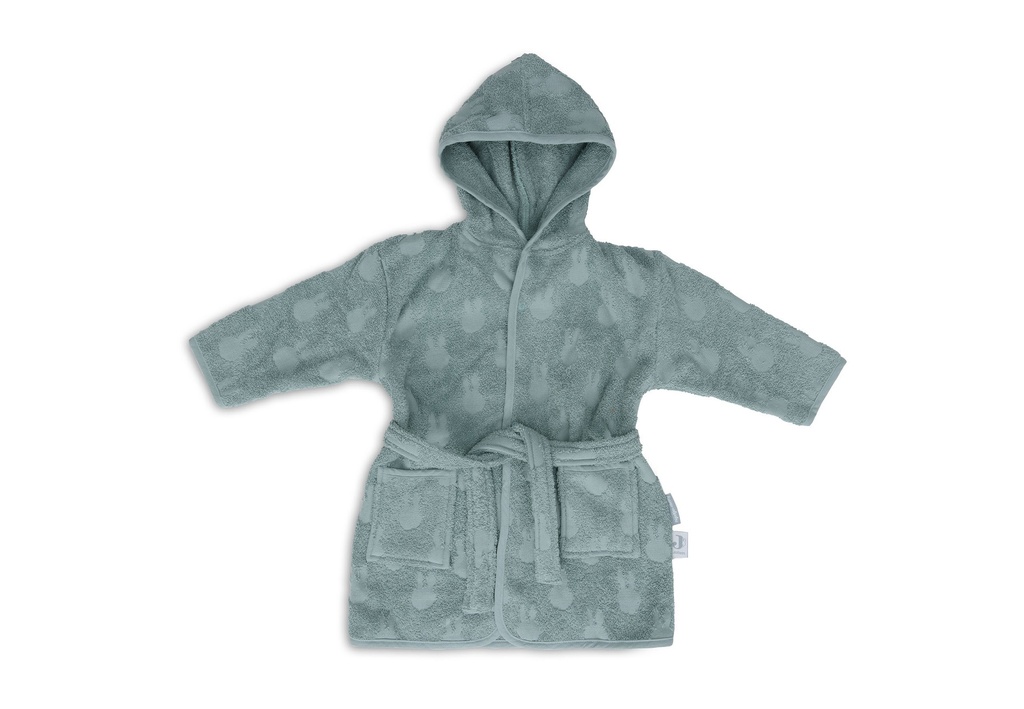 Bathrobe 1-2 jaar Miffy Jacquard Sea Green