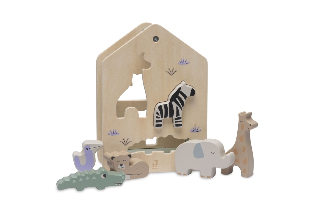 Wooden Shape Sorter Jungle Jambo