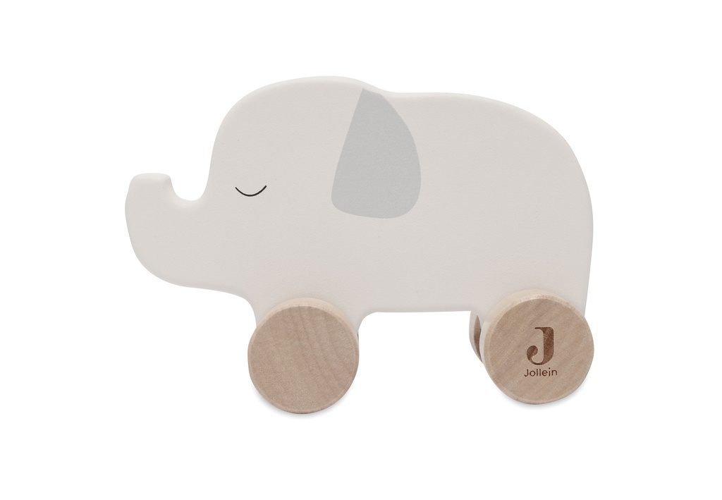 Wooden Elephant On Wheels Jungle Jambo