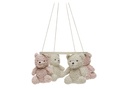 Baby Mobile Teddy Bear Wild Rose/Naturel