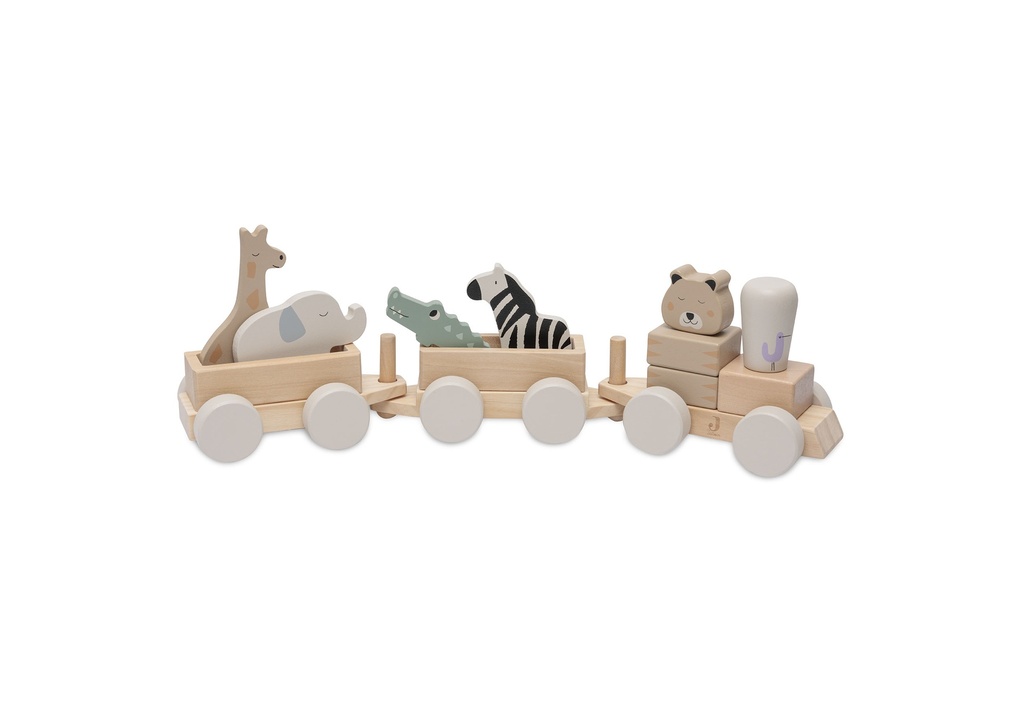 Wooden Toy Train Jungle Jambo