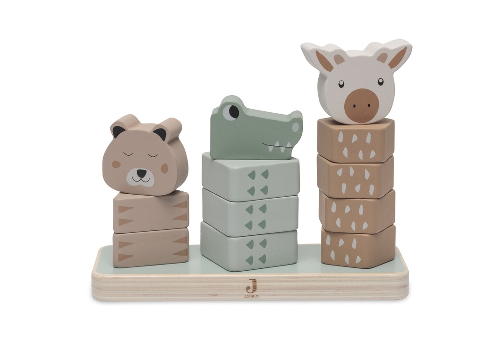 Wooden Stacking Tower Jungle Jambo