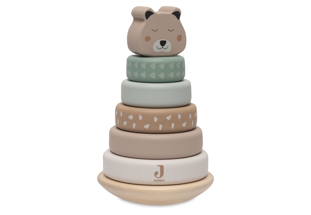 Wooden Rocking Ring Stacker Jungle Jambo