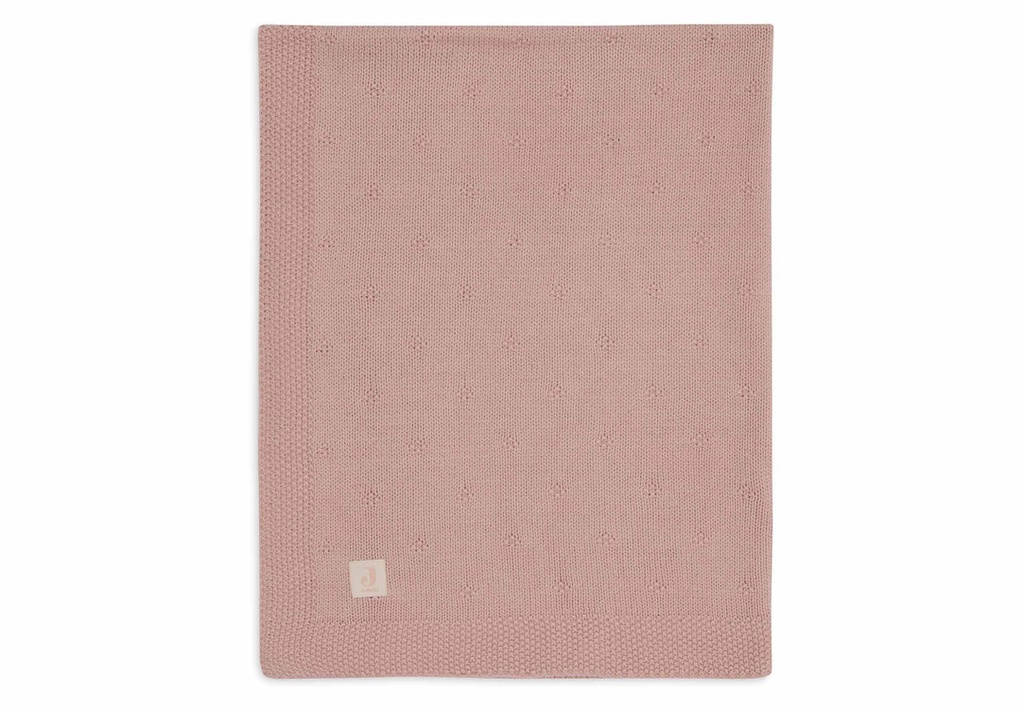 Blanket Cradle 75x100cm Cosy Knit Wild Rose