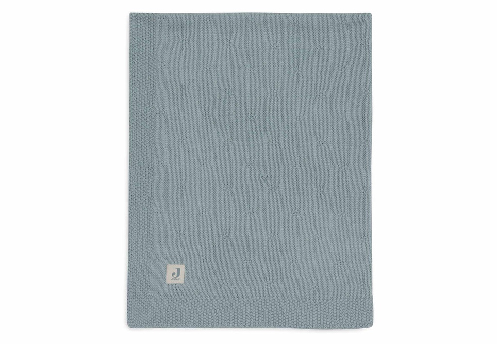 Blanket Cot 100x150cm Cosy Knit Sea Green