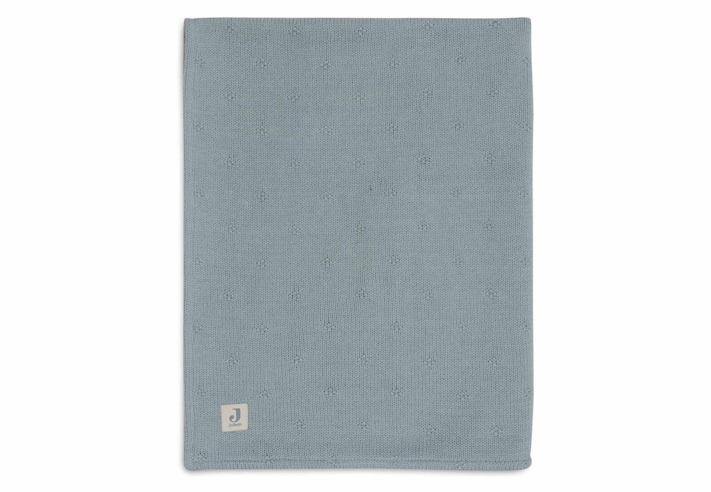 Jollein | Deken Cosy Knit Sea Green Tricot/Velvet 75x100cm