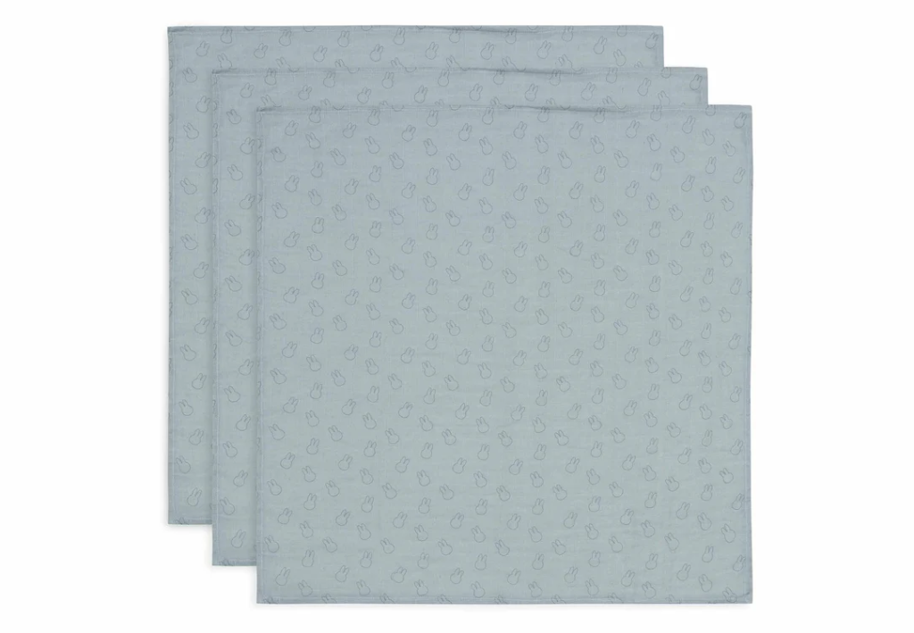 Cloth Muslin 70x70cm Miffy Silhouettes S. Green(3p)