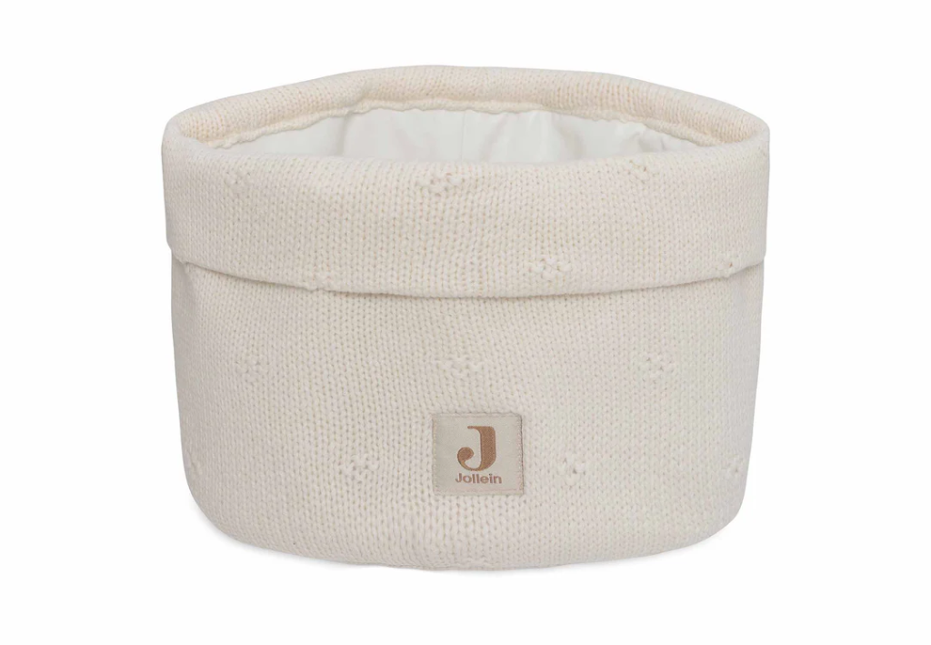 Changing Table Basket Cosy Knit Ivory