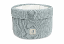 Changing Table Basket Cosy Knit Sea Green