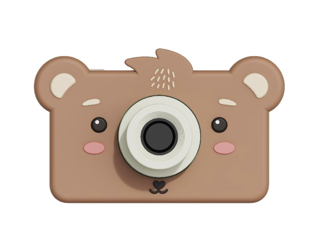 FOTOTOESTEL, the zoo friends, bear, bruin, 32GB, USB opladen, display 2.0", 7.9x4.74cm, oplaadb via USB, 3-5J 