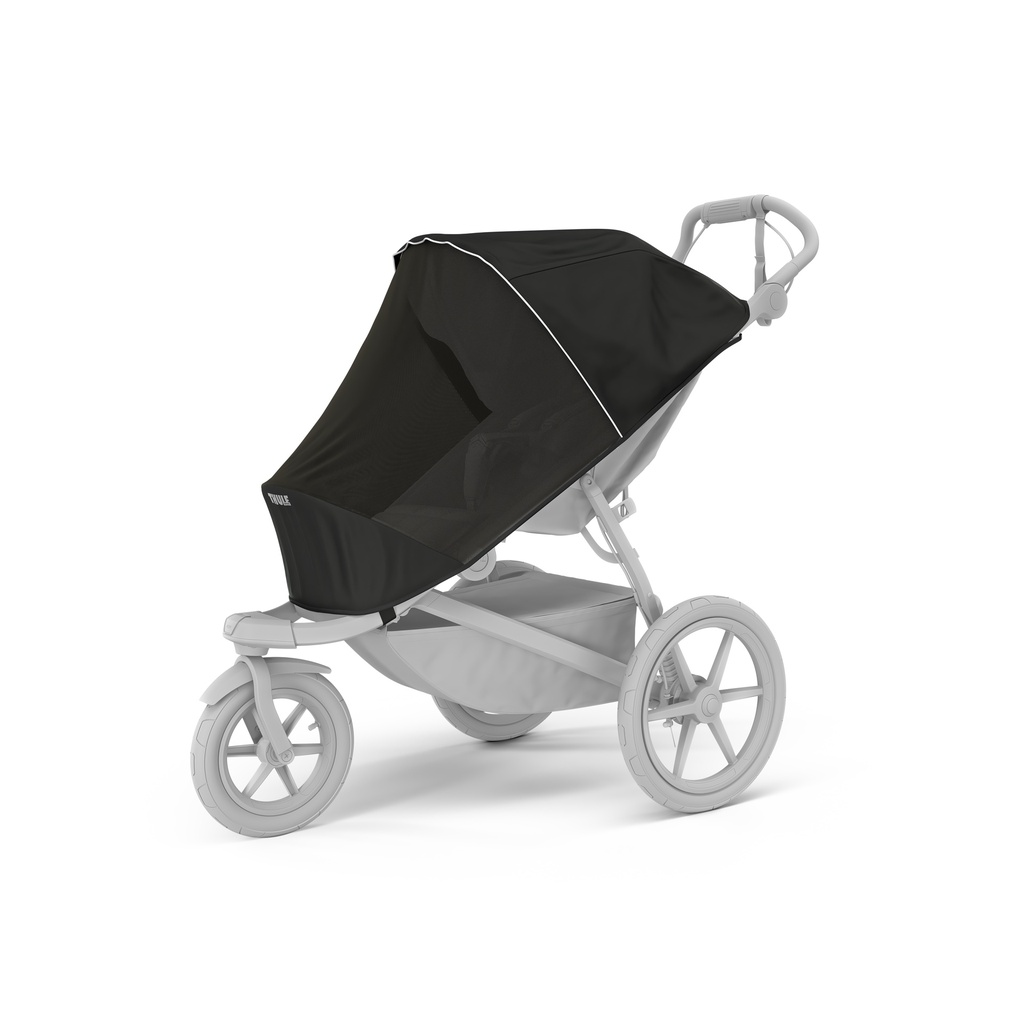 MUGGENNET, Thule, bassinet mesh cover, vr draagmand Urban Glide 3/4, zwart/transparant, 2024