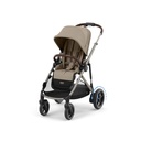 Cybex | Wandelwagen e-Gazelle S Almond Beige Frame Taupe Alu