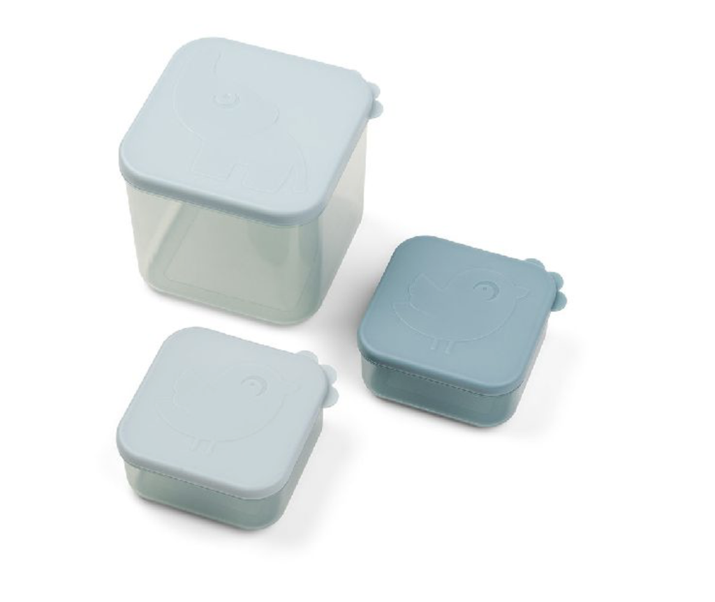 BEWAARPOTJE, Food Storage Container Set M, Elphee, blue, blauw, PP/PP, 2x 240 ml/1x 900 ml, 2024