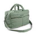 VERZORGINGSTAS, Quilted Changing Bag, green, gerecycleerd polyester, +luiermat, +schouderriem, 2024