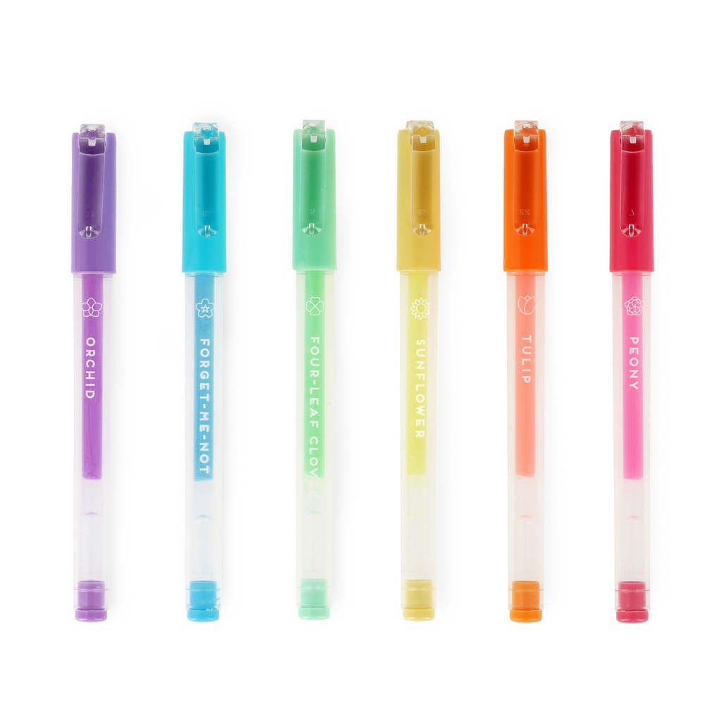 Legami | Balpen Set van 3 mini gel pens -  Spring Is In The Air Pastel