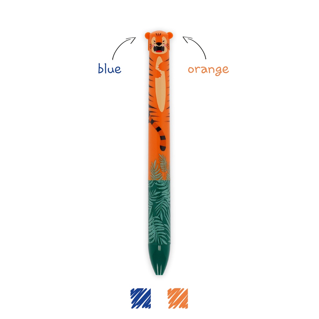 Legami | Balpen Click&Clack Two-Colour - Tiger