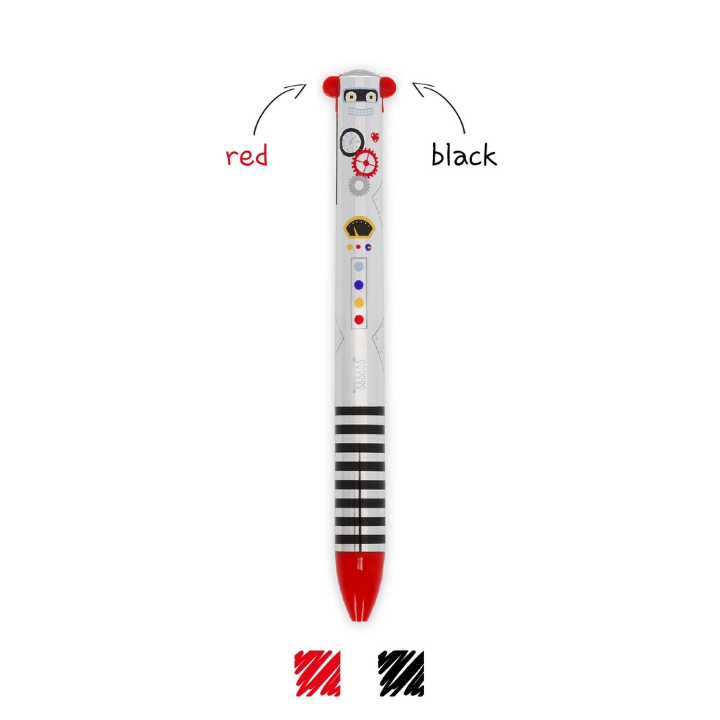 Legami | Balpen Click&Clack Two-Colour - Robot