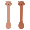 LEPEL, 2 delig, Spoon 2-pack, Cat. Mealtime, roze, kop kat, van 4 maand